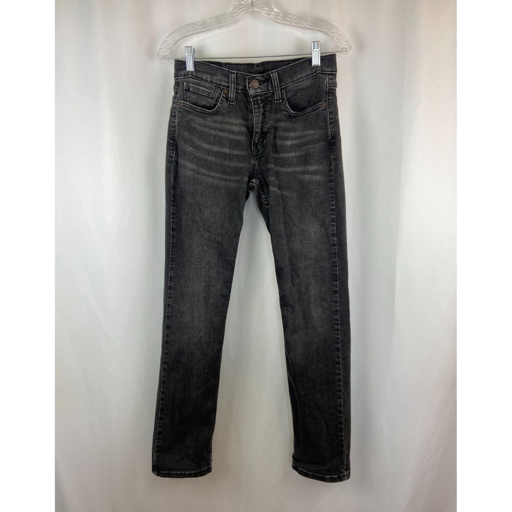 Levis 511 Jeans Men 29x30 Black Faded Grunge Distressed Slim Flex Stretch Cotton